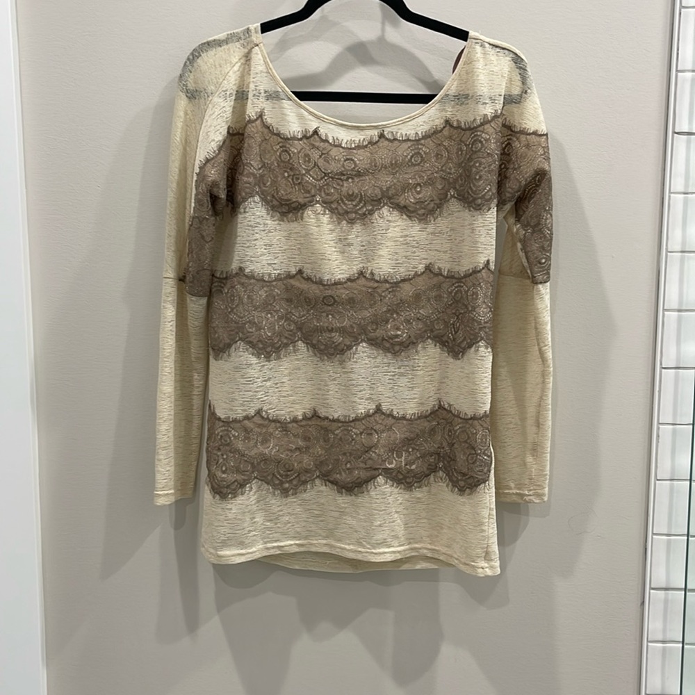 Areve Elegant long sleeve top size S
